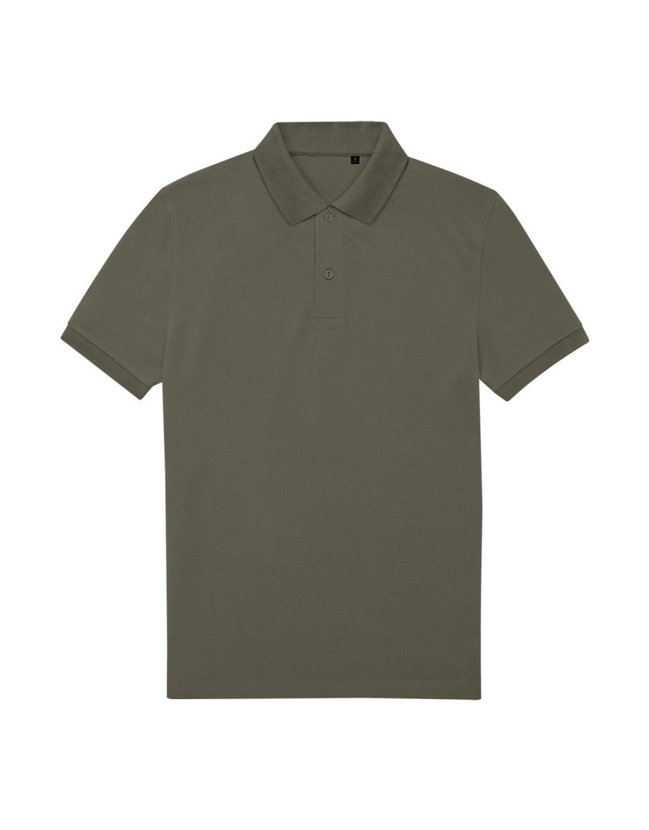 B&C Mens My Eco Polo Shirt - Camo Green