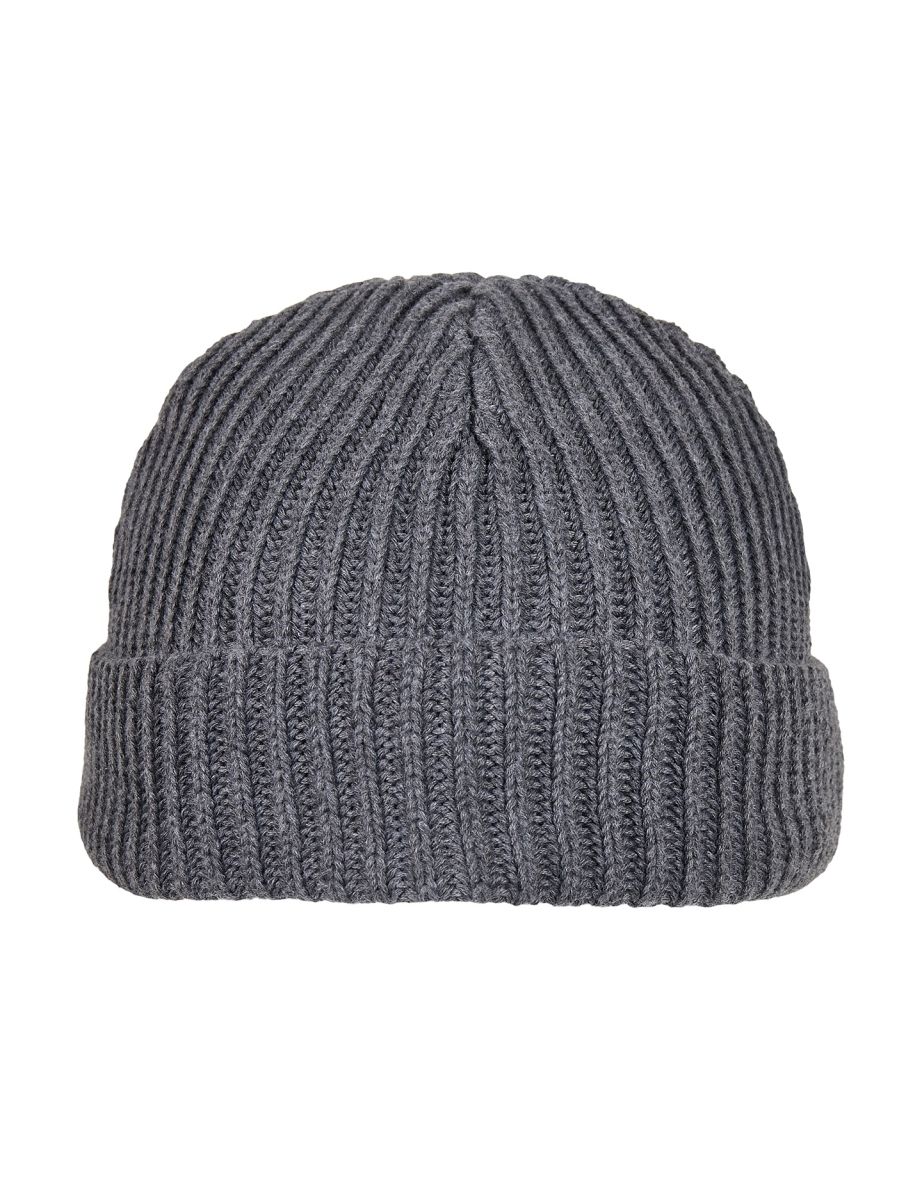 Womens/Ladies Fisherman Beanie - Asphalt