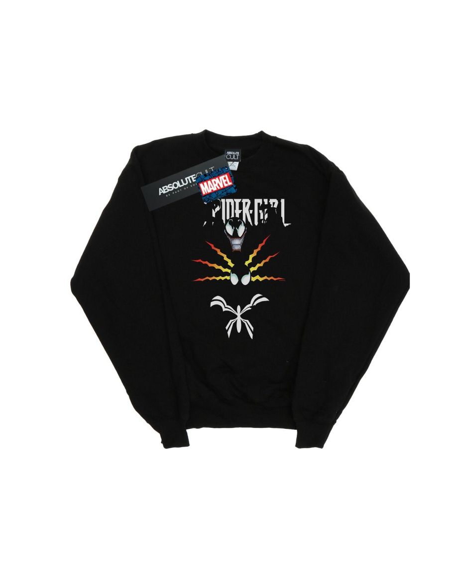Marvel Girls Spider-Girl Spider Sense Sweatshirt - Black