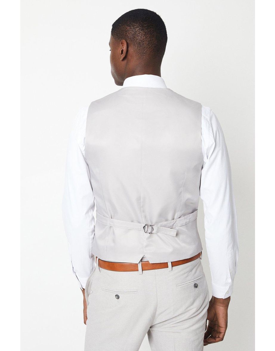 Linen Suit Waistcoat - 2