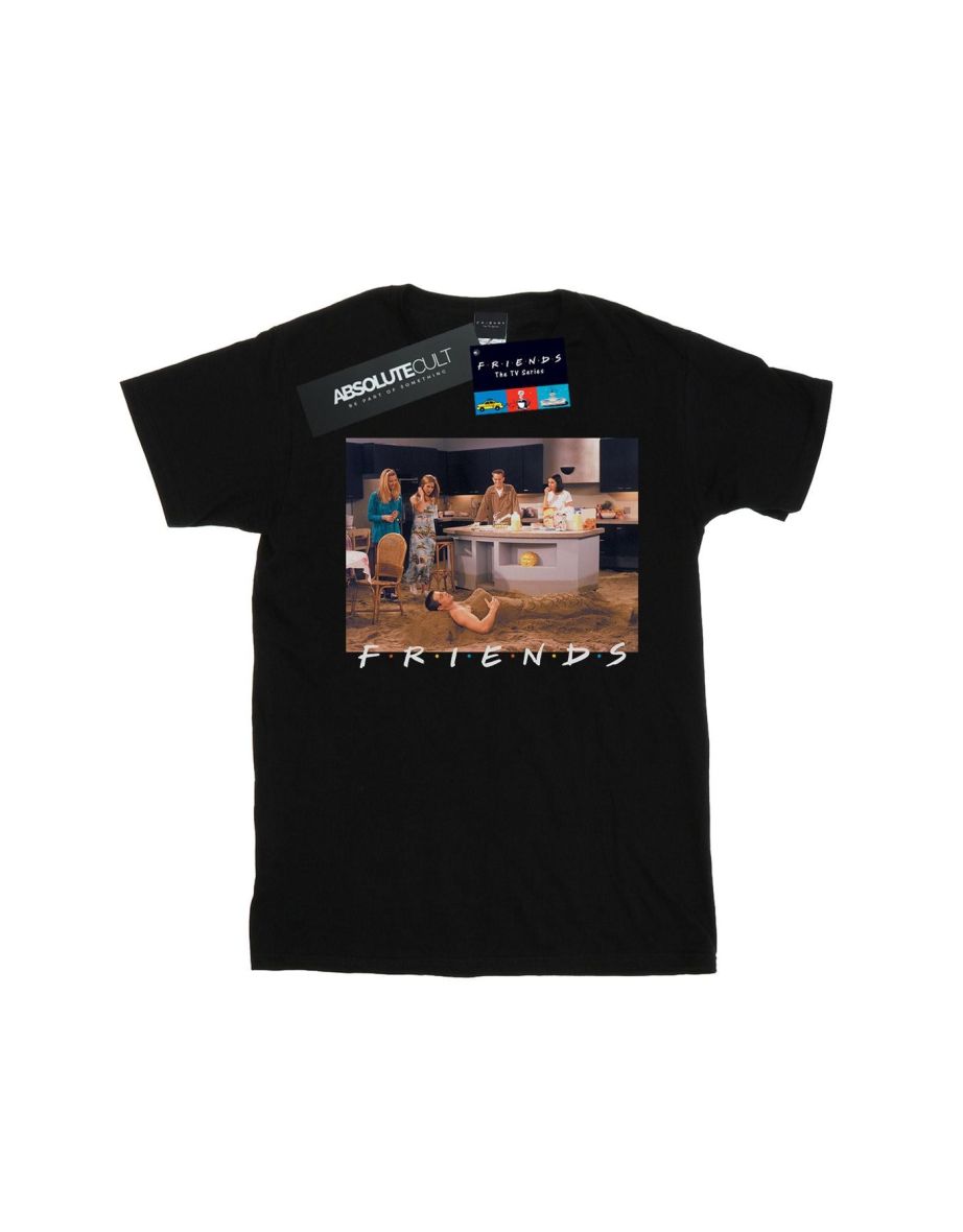 Friends Mens Joey Mermaid T-Shirt - Black - 1