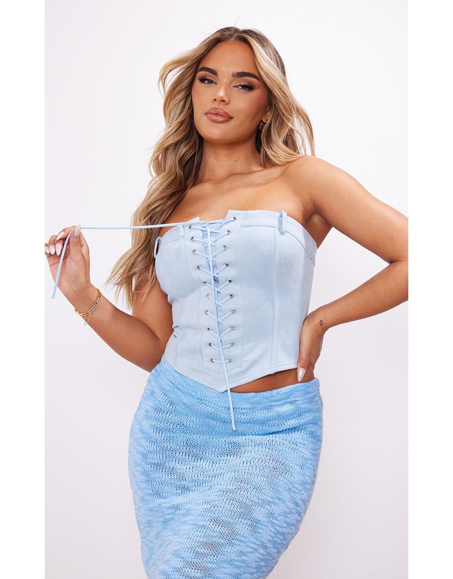 Lace bandeau tops  PrettyLittleThing