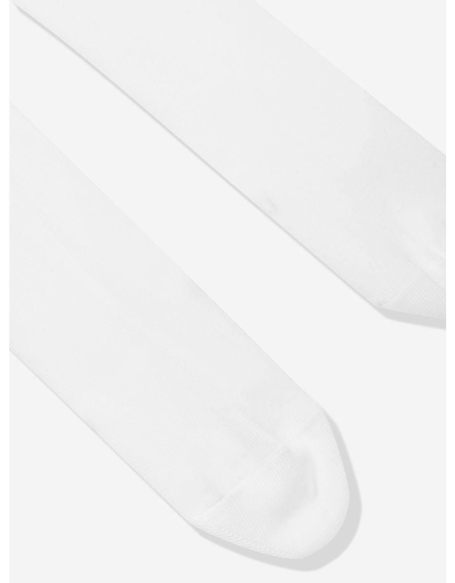 Girls Family Tights in White - 4