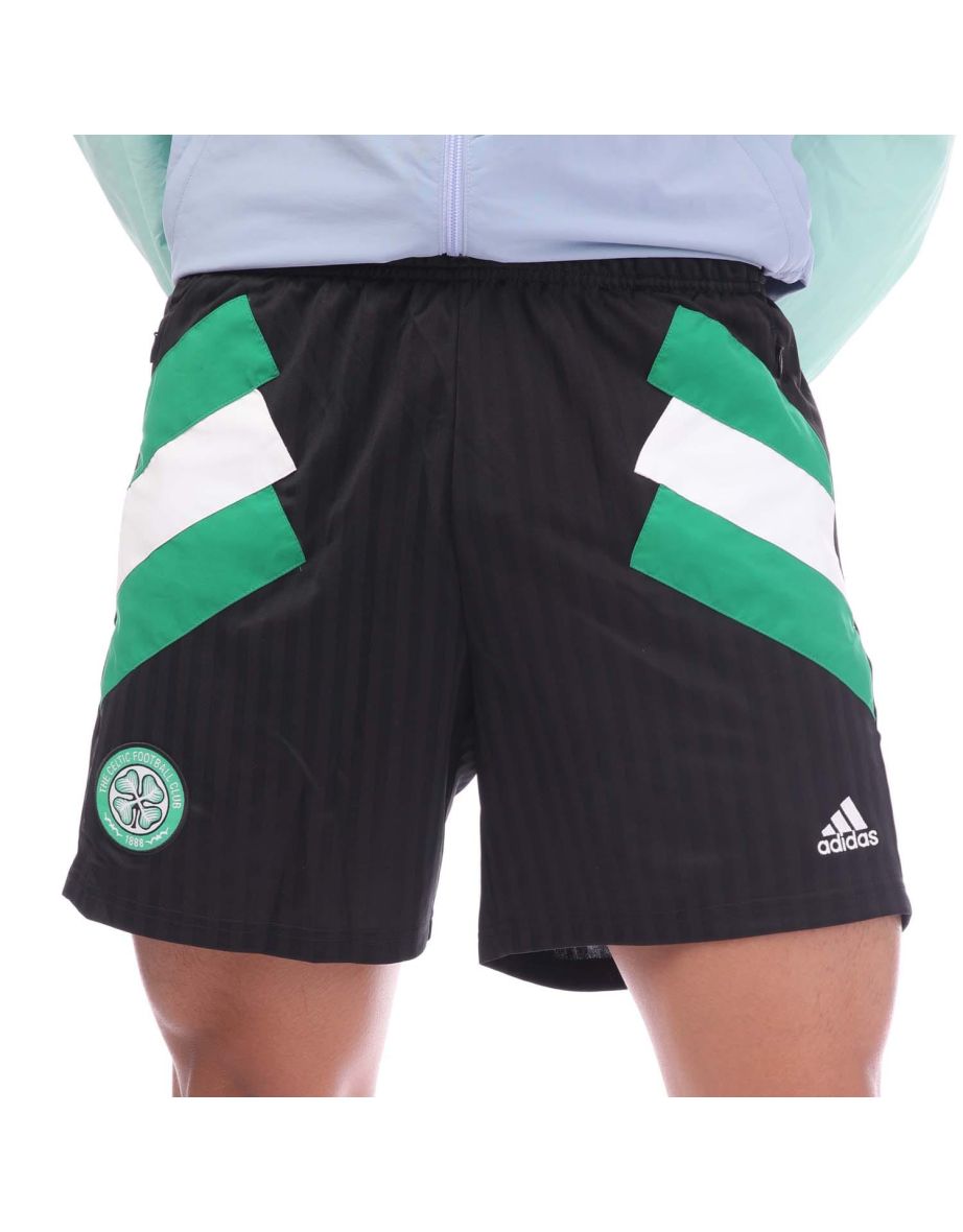 Men's adidas Celtic FC Icon Shorts in Black