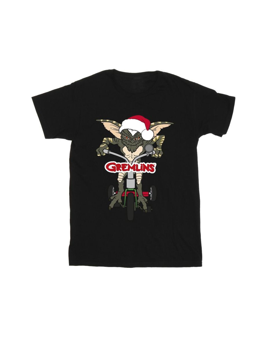 Gremlins Mens Bike Logo T-Shirt - Black