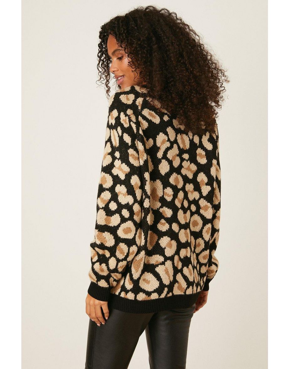 Animal Jacquard Knitted Jumper - 2