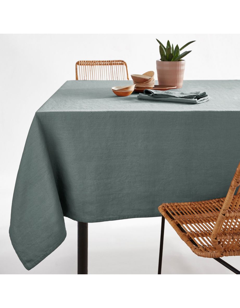 Victorine Pre-Washed Linen Tablecloth