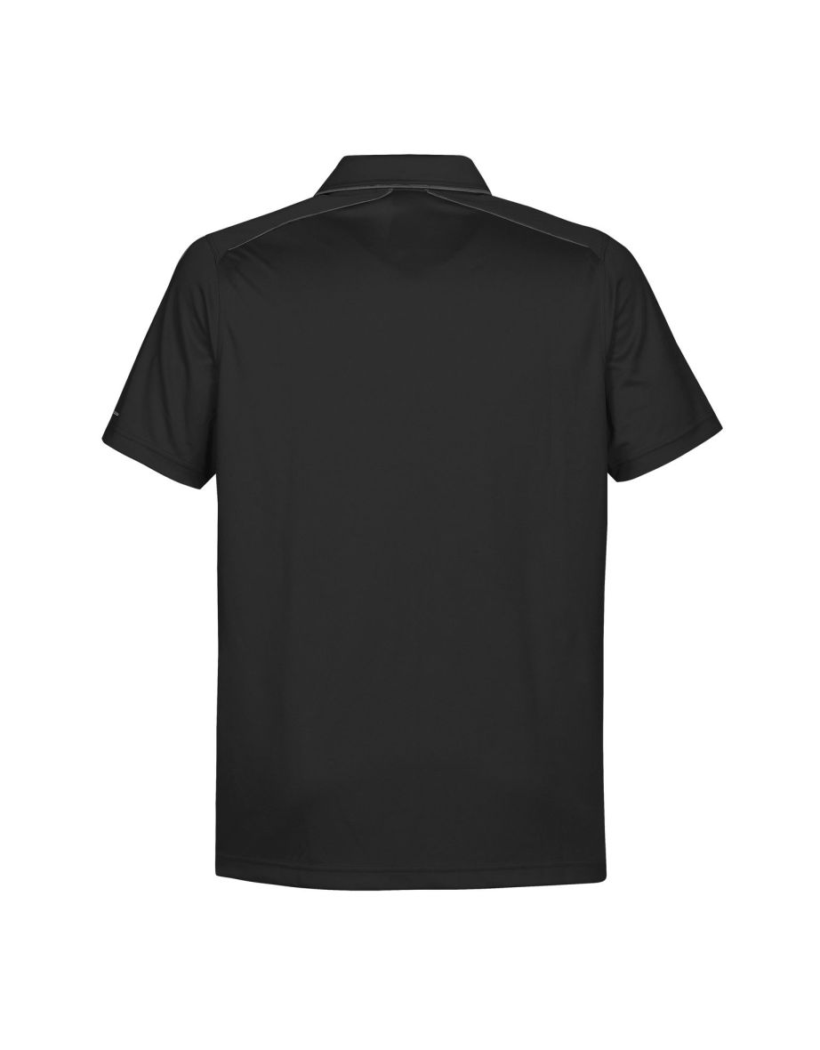 Stormtech Mens H2X Inertia Performance Polo Shirt - Black /Graphite - 1