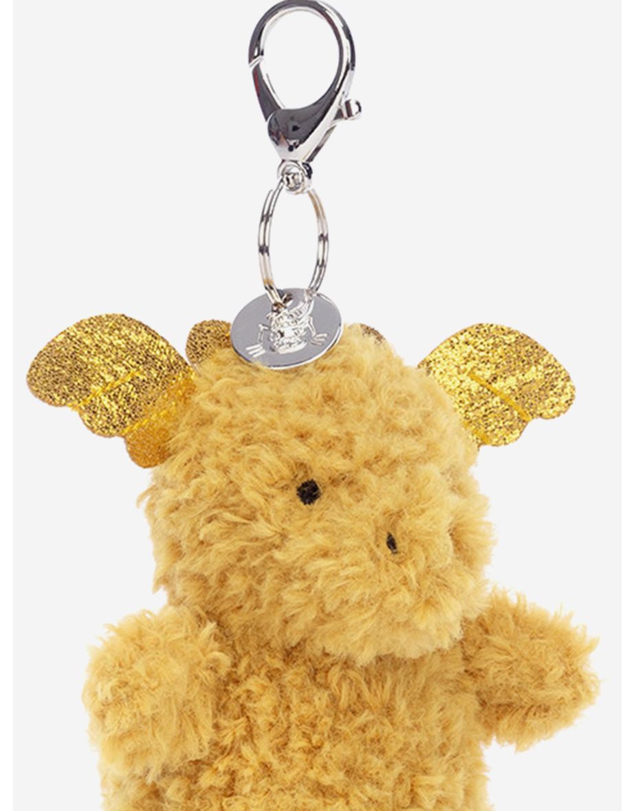 Little Dragon Bag Charm in Yellow (16cm) - 3