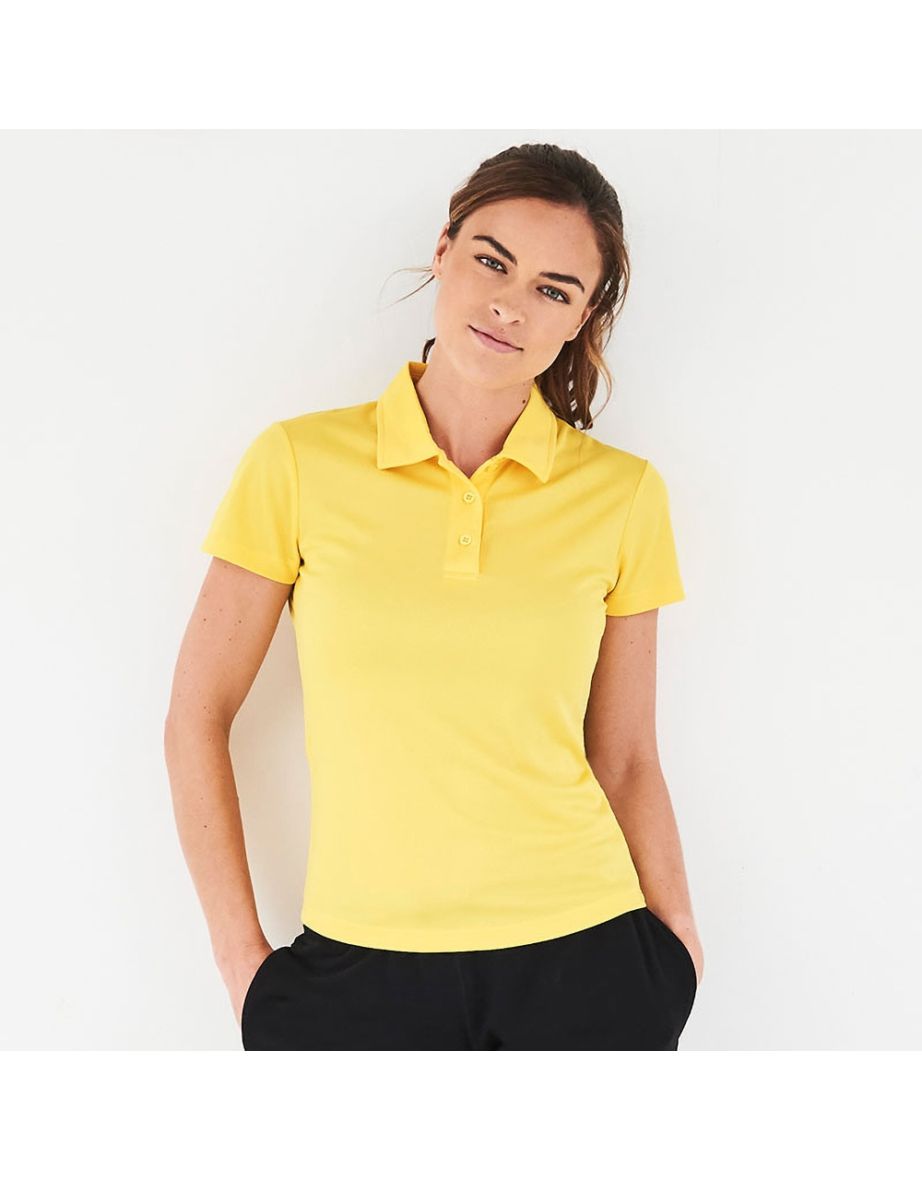 AWDis Cool Womens Girlie Cool Polo / Polos / Womens Fashion / Women - Sun Yellow