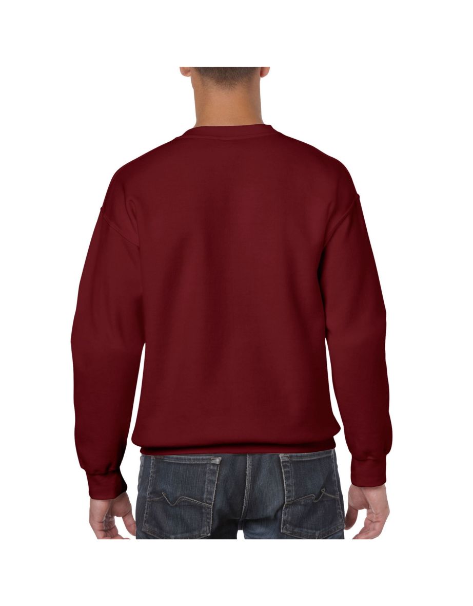 Gildan Mens Heavy Blend Sweatshirt - Garnet - 1