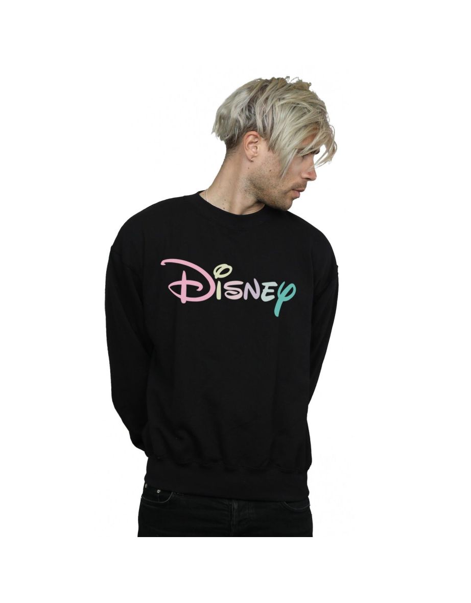 Disney Mens Pastel Logo Sweatshirt