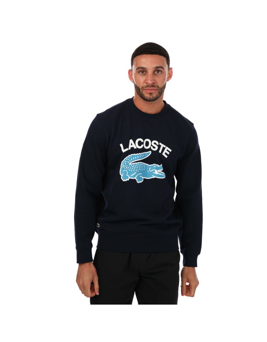 Unisex Loose Fit Crocodile Badge Sweatshirt - Men's Sweaters