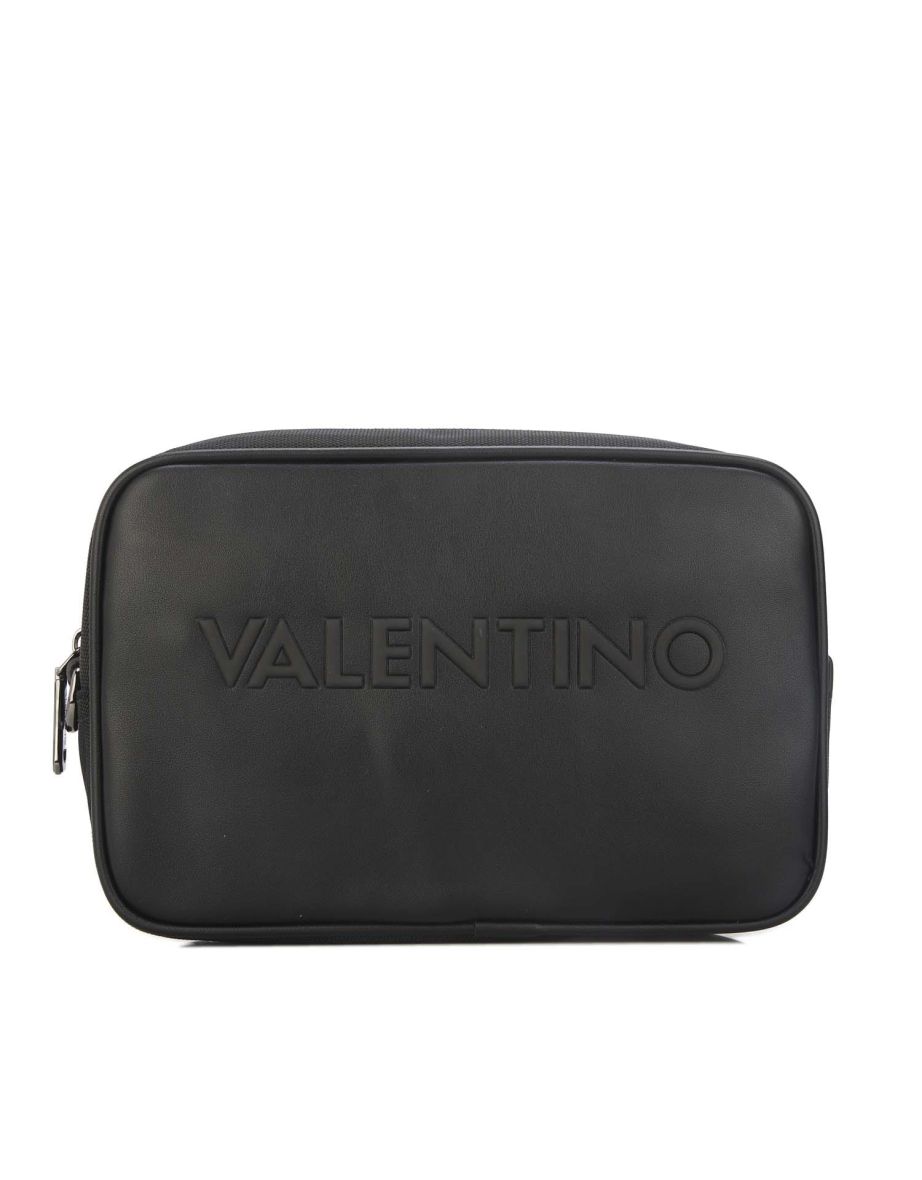 Accessories Valentino Cristian Soft Cosmetic Case in Black