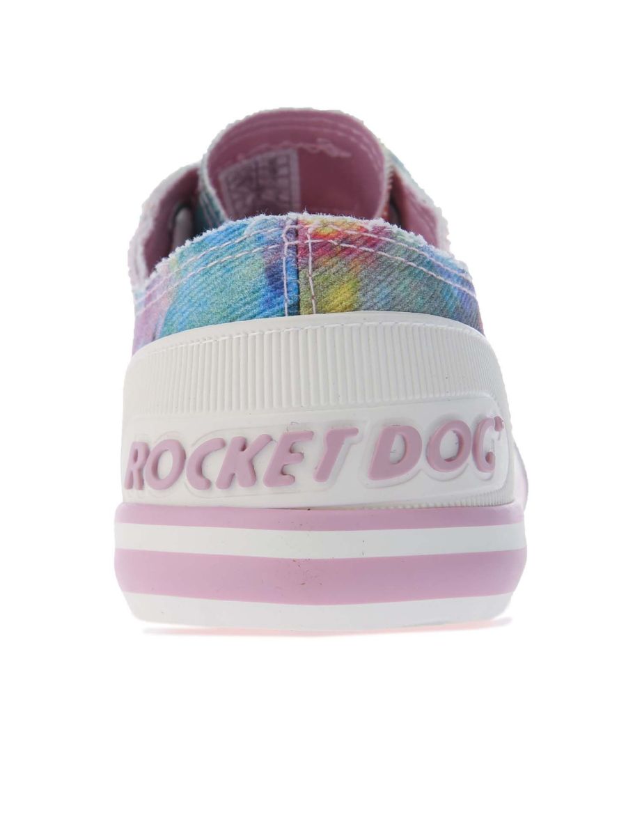 Women's Rocket Dog Jazzin Candy Tie Dye Pumps in Pink - 5