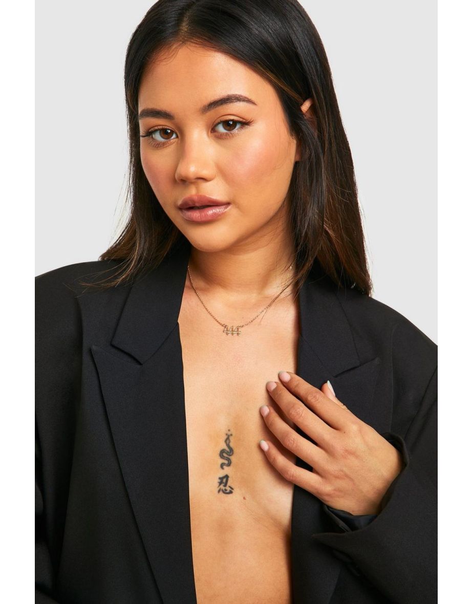 Angel Number Necklace - gold