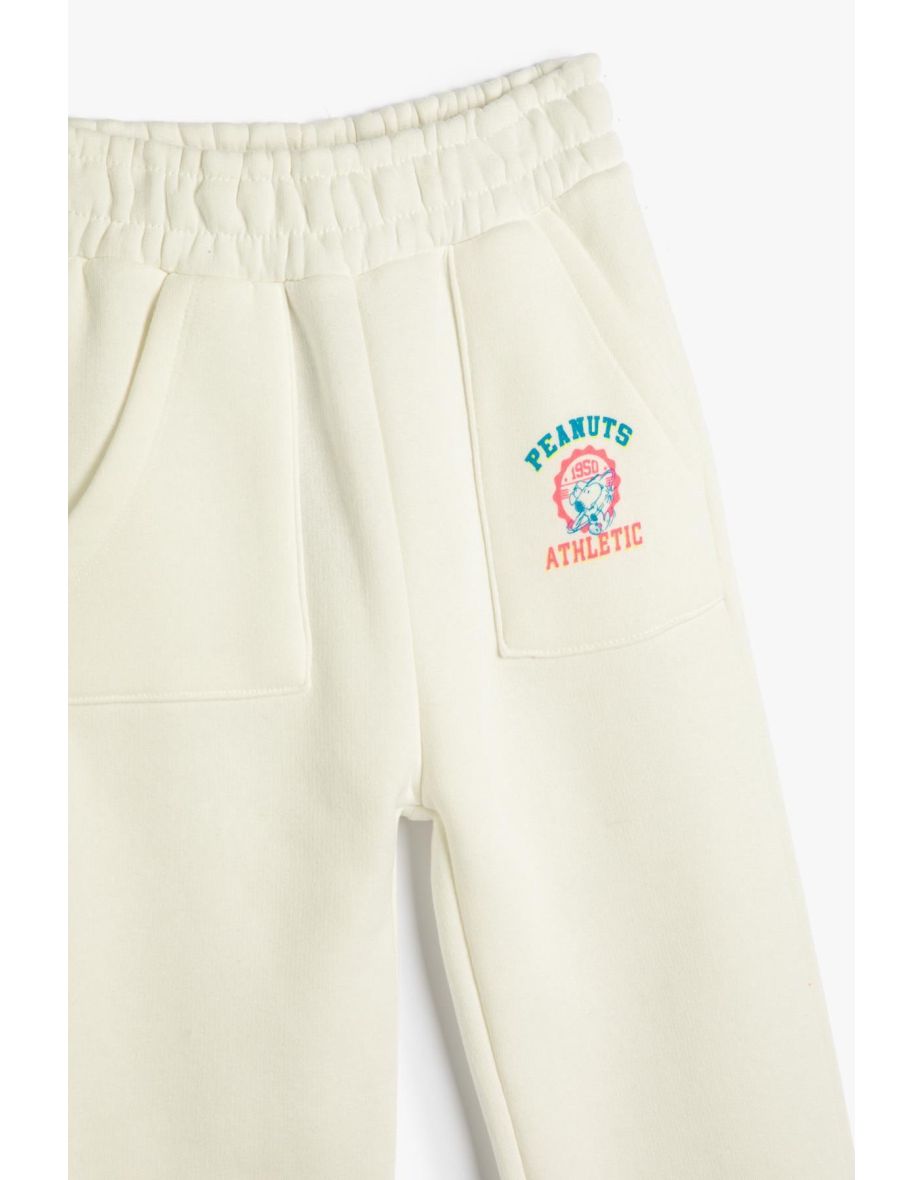 Girl's White Sweatpants - 2