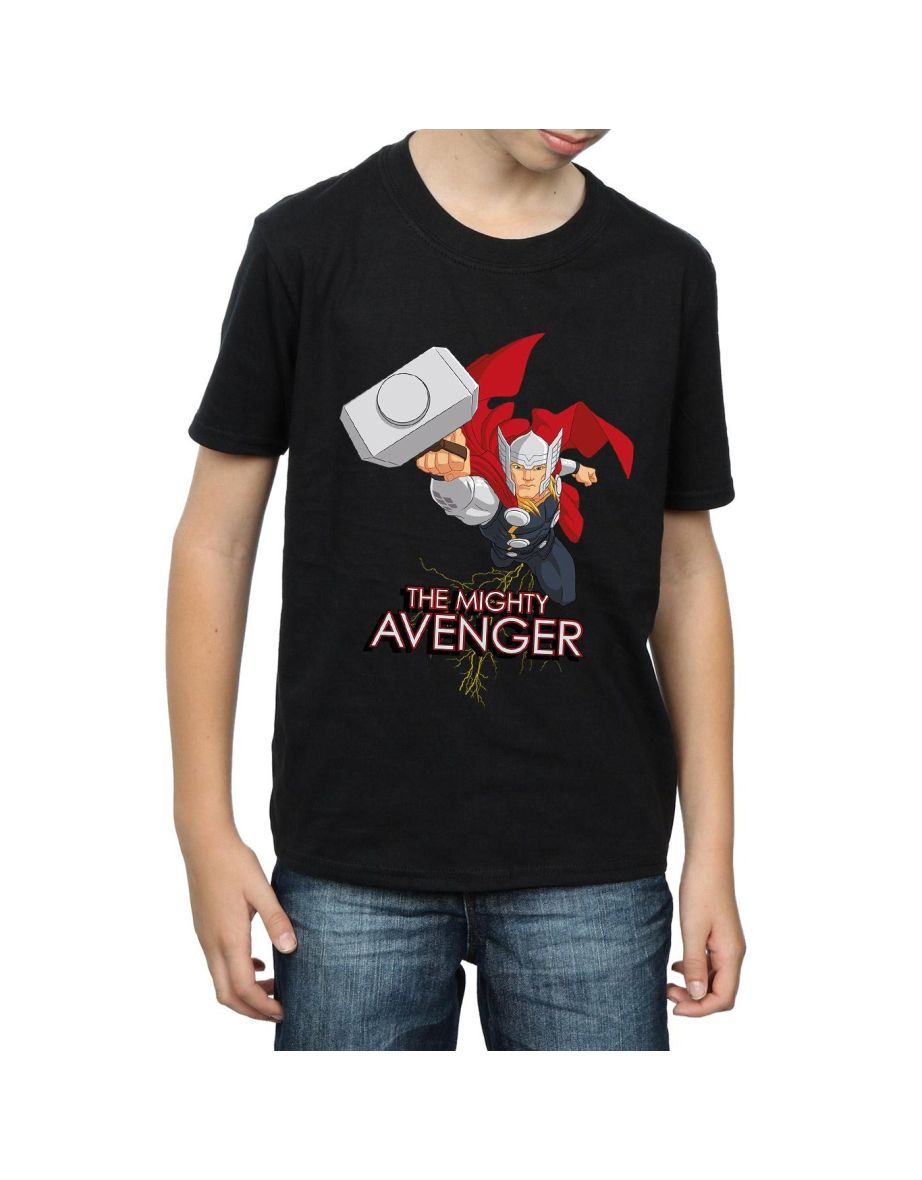 Marvel Boys Thor The Mighty Avenger T-Shirt - Black - 3