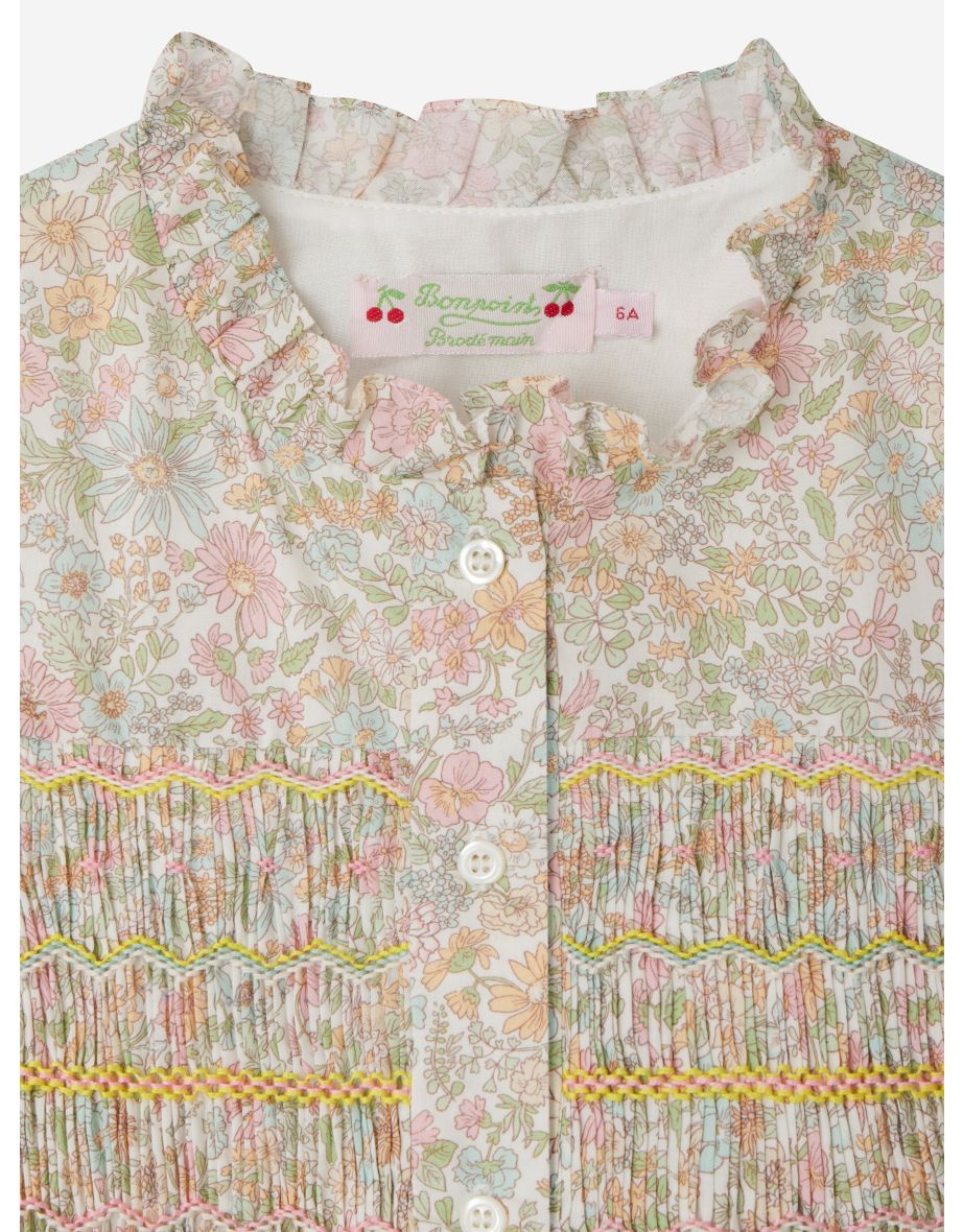 Girls Floral Fabiola Dress in Multicolour - 3