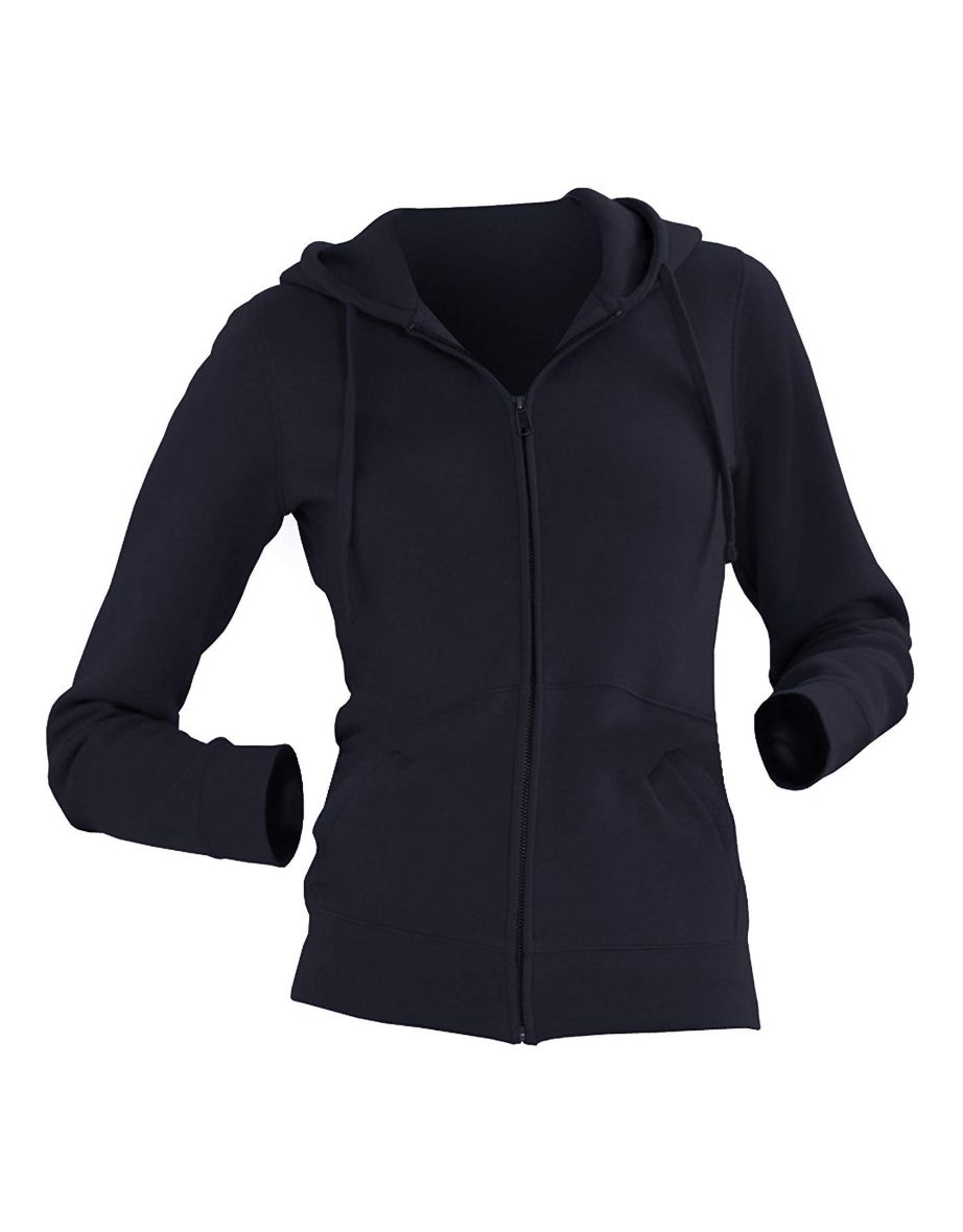 Russell Ladies Premium Authentic Zipped Hoodie (3-Layer Fabric) - French Navy - 1