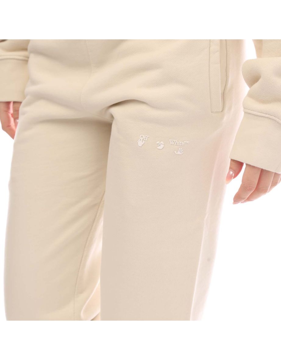 Women's Off White Swimming Man Sweatpants in Grey - 2
