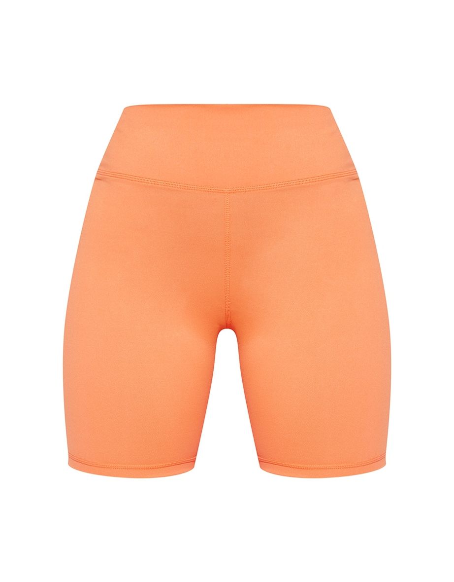 PRETTYLITTLETHING Orange Sport Gym Shorts - 5