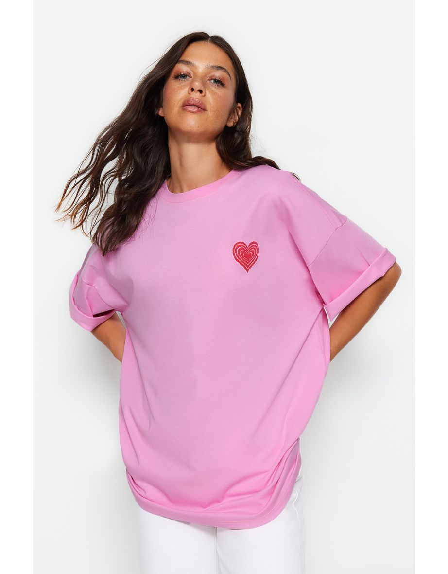 T-Shirt - Pink - Oversize