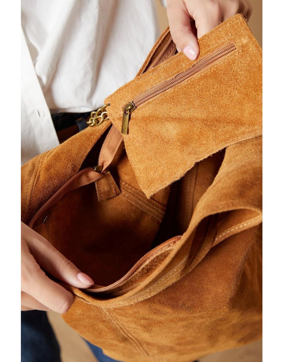 Mirabeth Suede Slouch Bag - 2