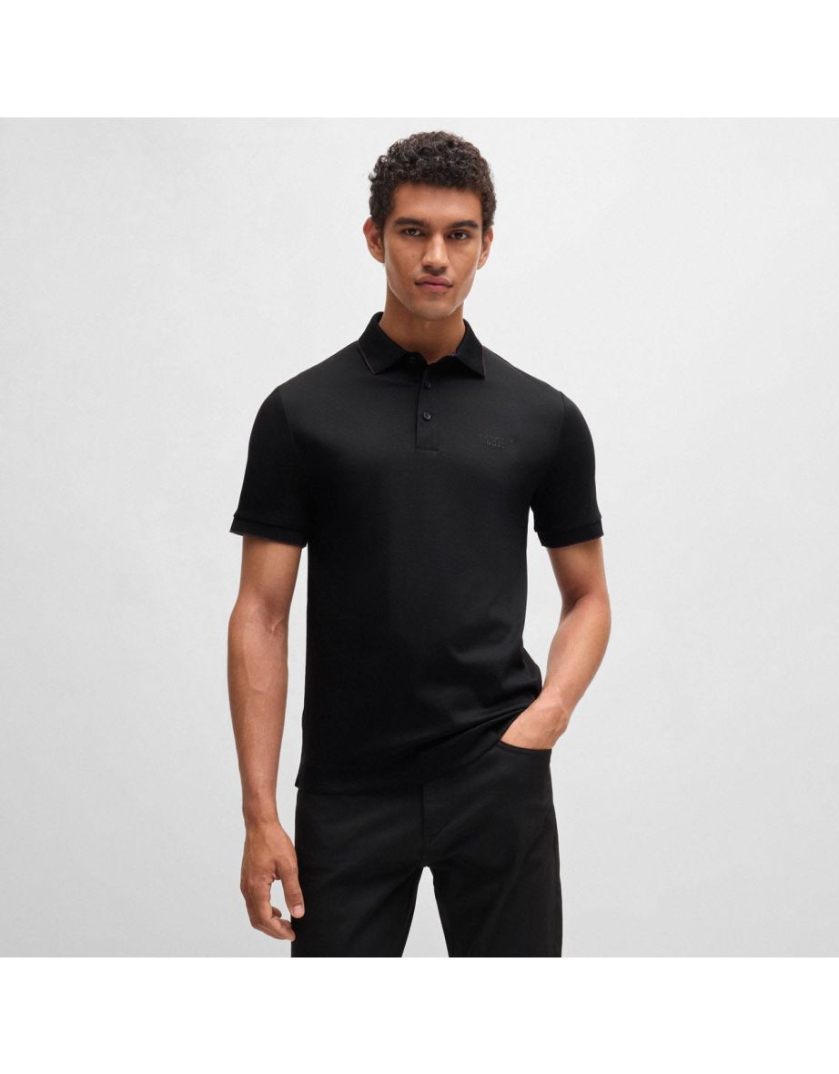 Men's Boss Porsche X  Regular-Fit Polo Shirt in Black