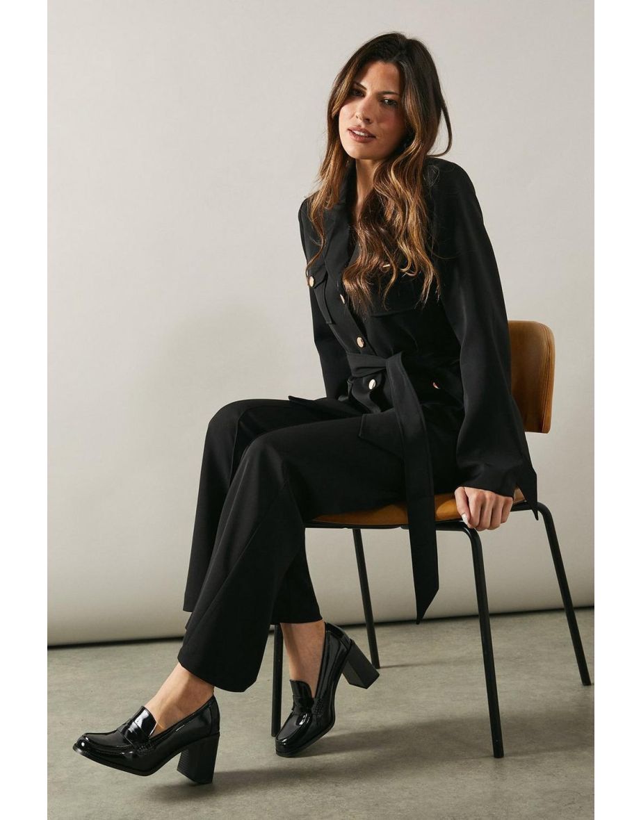 Bai Patent High Heel Penny Loafer