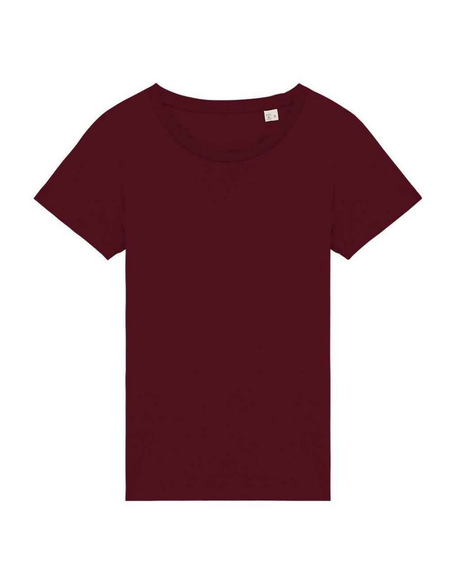 Native Spirit Womens/Ladies T-Shirt - Dark Cherry