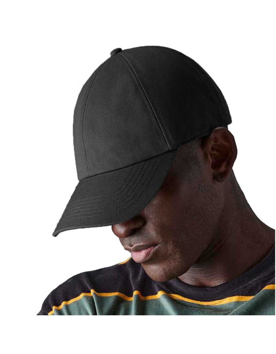 Beechfield Unisex Adult 6 Panel Cap - Black - 1