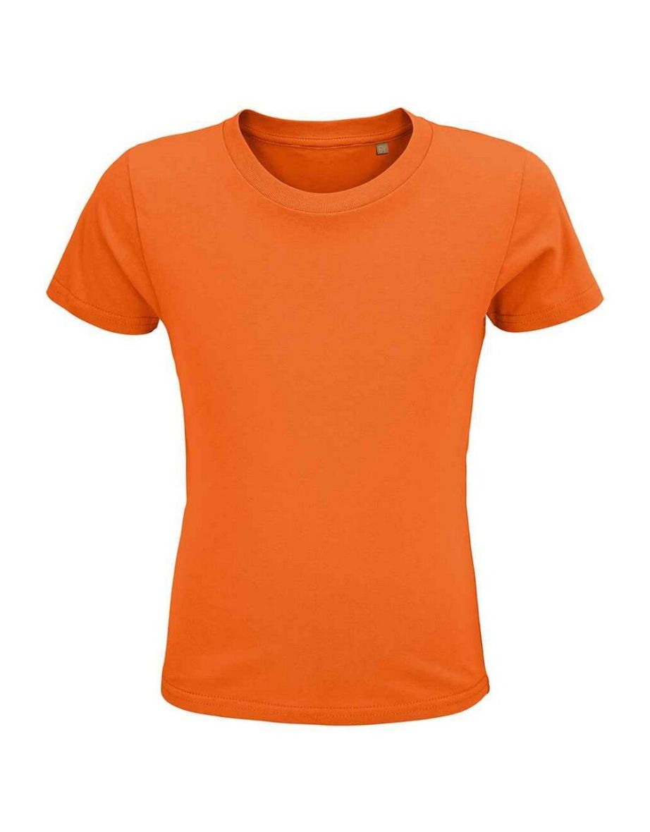 SOLS Childrens/Kids Crusader Organic T-Shirt - Orange