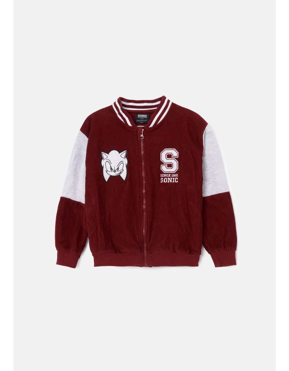 Sonic Red Cord Preppy Zip Thru