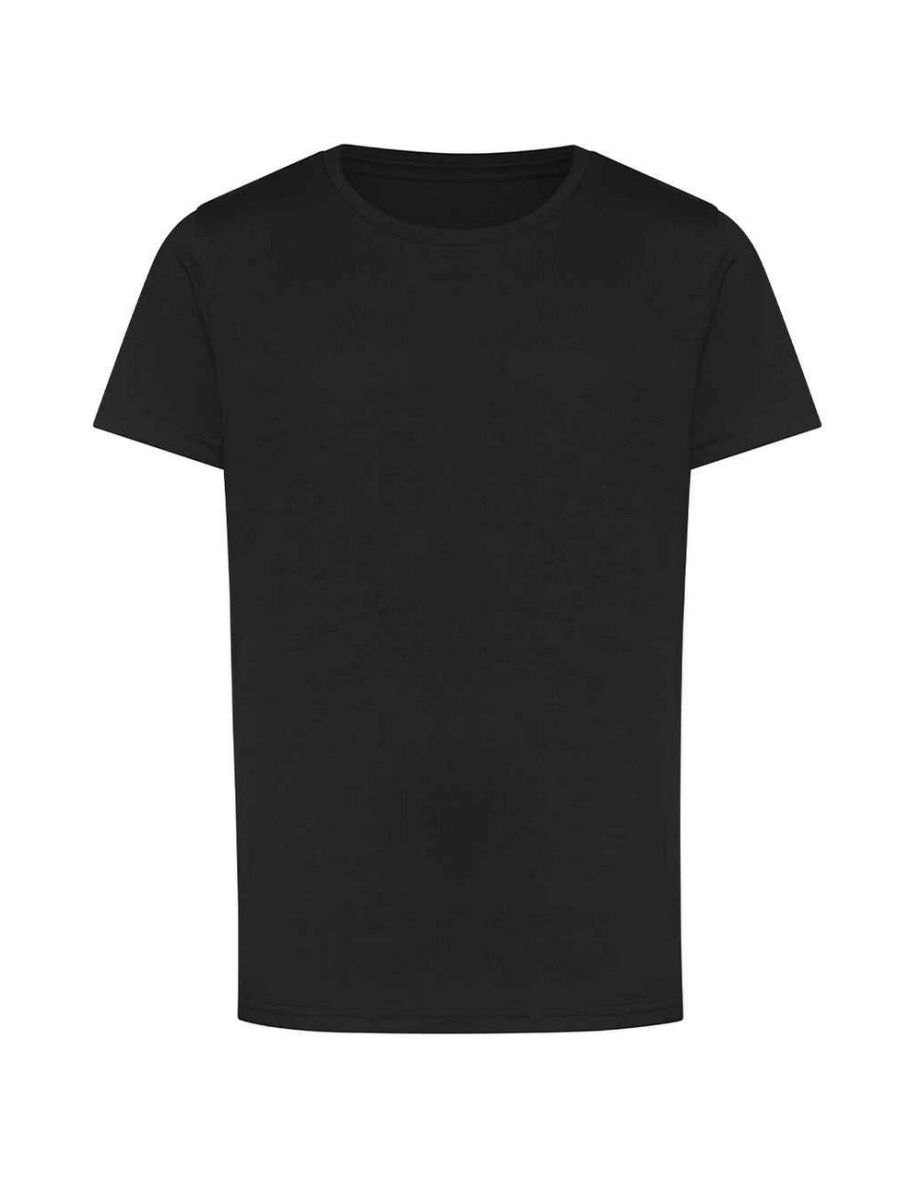 Awdis Childrens/Kids T-Shirt - Deep Black