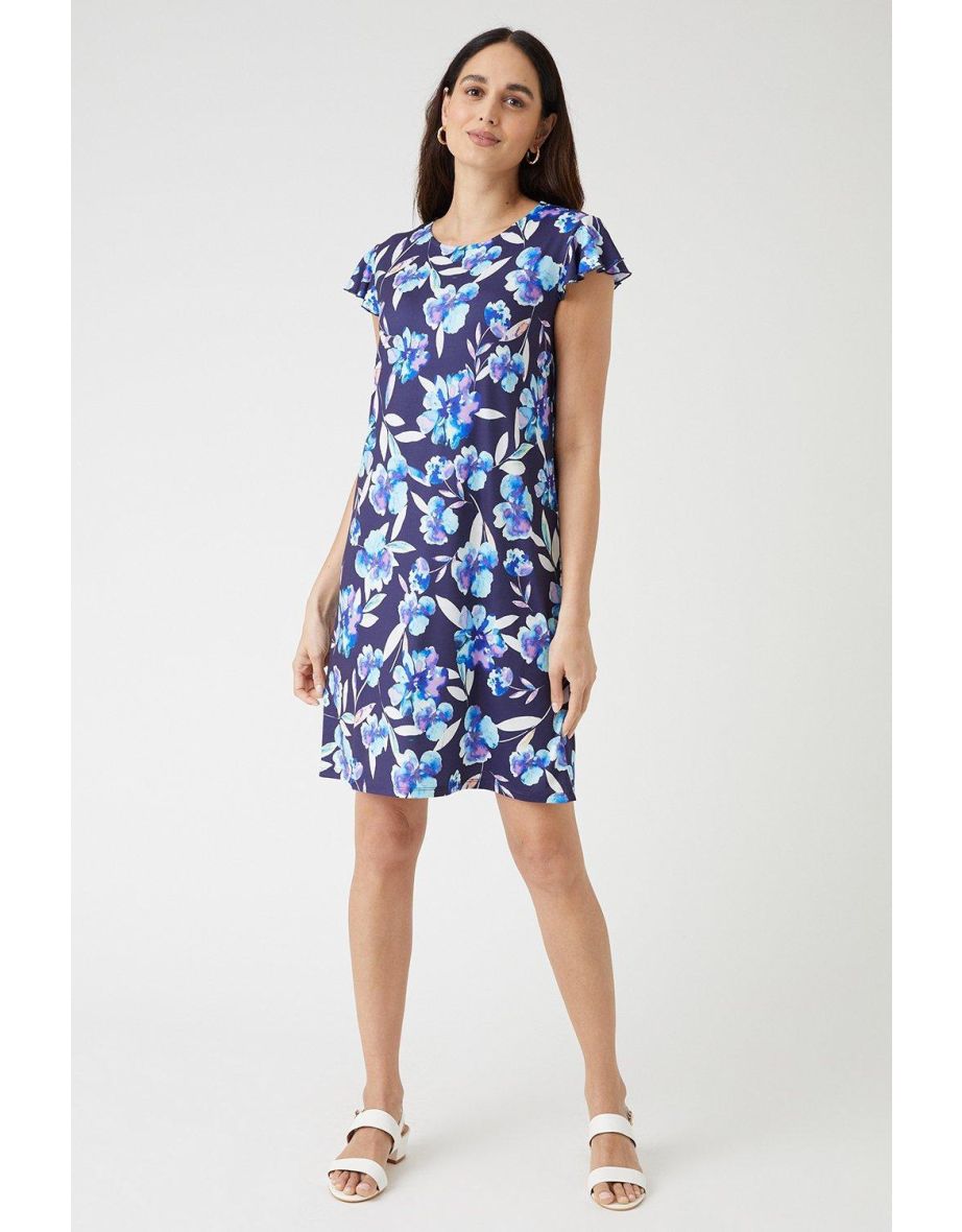 Wallis navy cheap shift dress