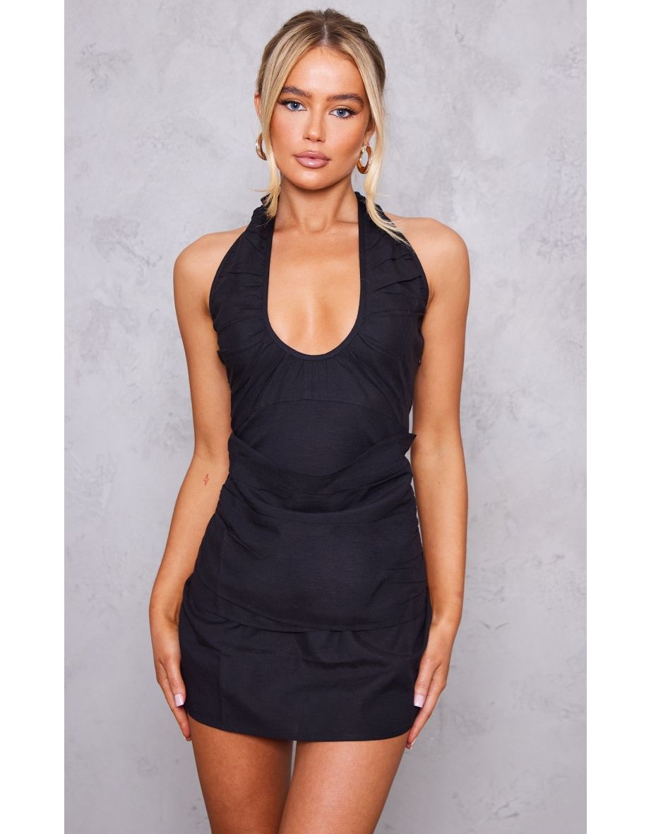 Cross front bodycon dress hotsell