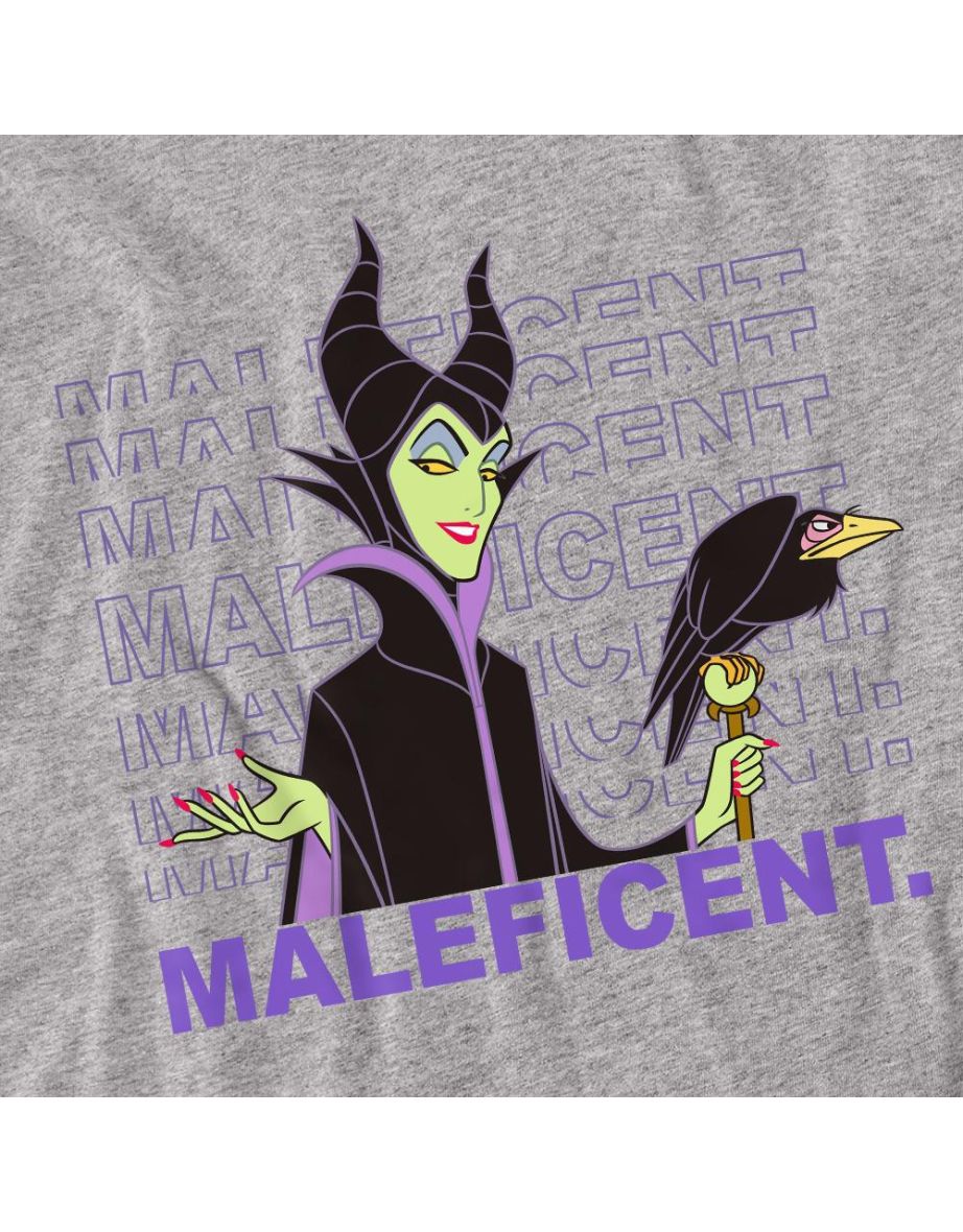Disney Villains  Adult Maleficent Repeat Name T-Shirt - Sport Heather - 2