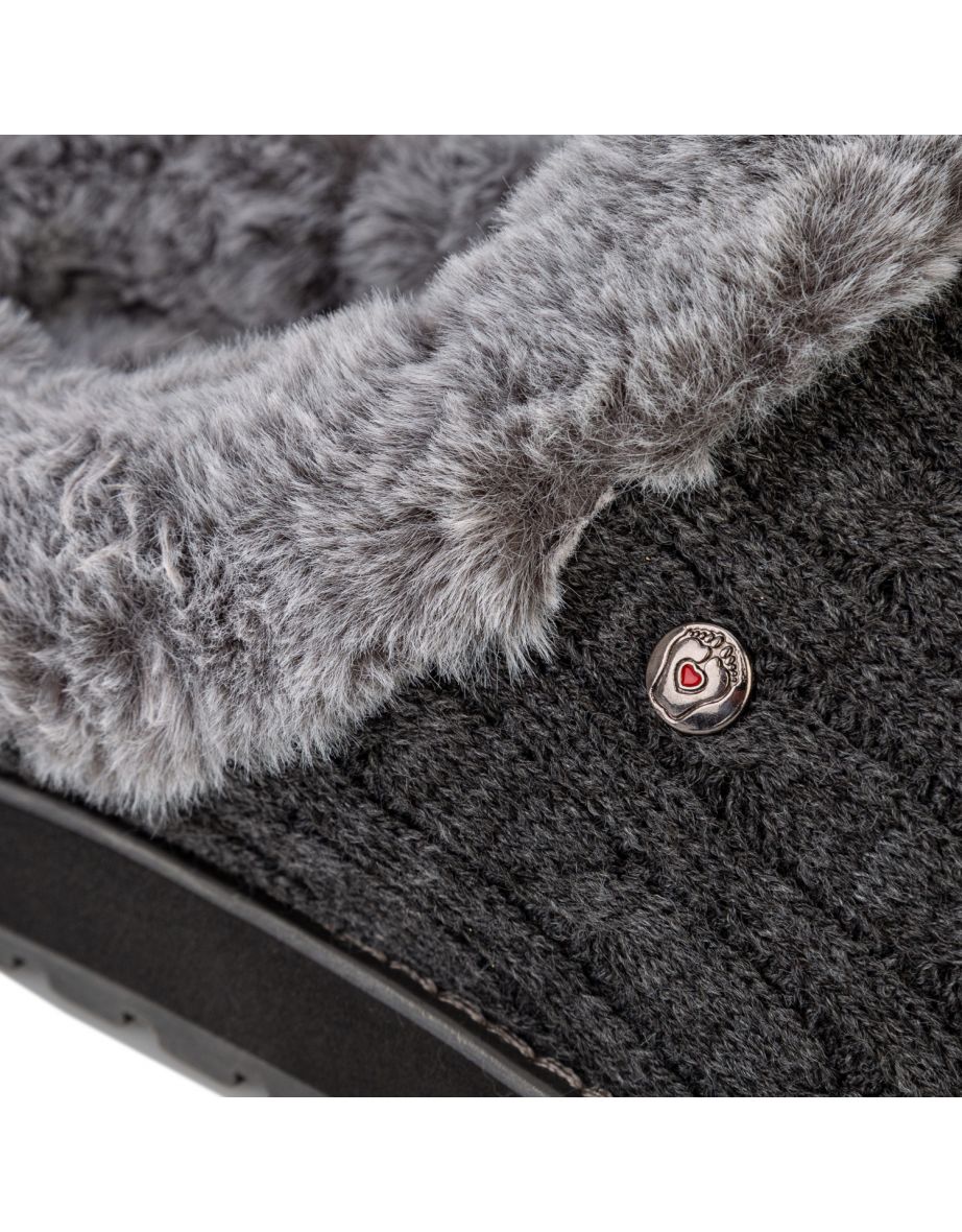 Women's Skechers Keepsakes Ice Angel Slippers in Grey - 5