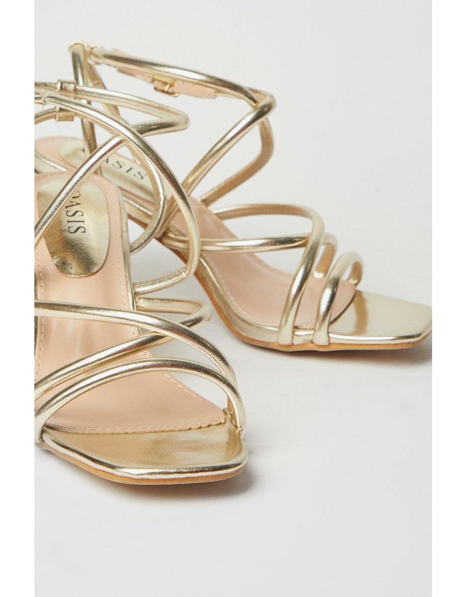 Mollies Strappy Block Heeled Sandals - 3