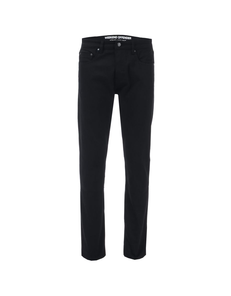 Men's Weekend Offender Tapered Fit Jeans in Black