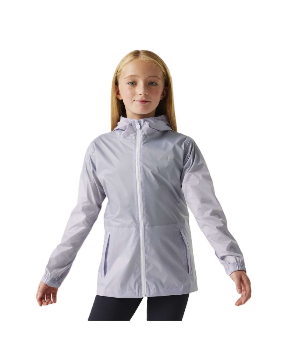 Regatta Kids Juniors Pack it III Waterproof Hooded Outdoor Walking Jacket Coat