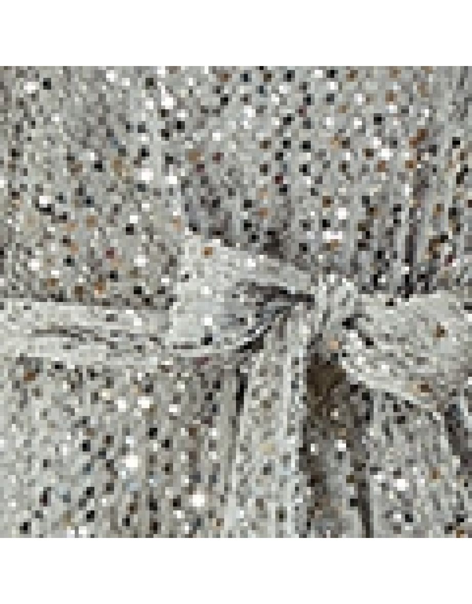 Mela Silver Sequin Smock Dress - 5