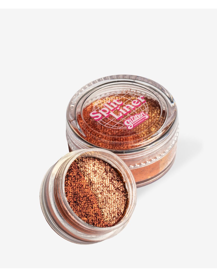 A two-tone water activated liner. - Bronzite - 1