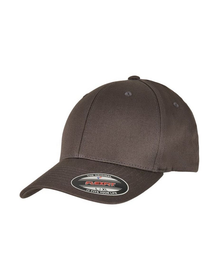 Yupoong Unisex Adult Flexfit Organic Cotton Baseball Cap - Dark Grey