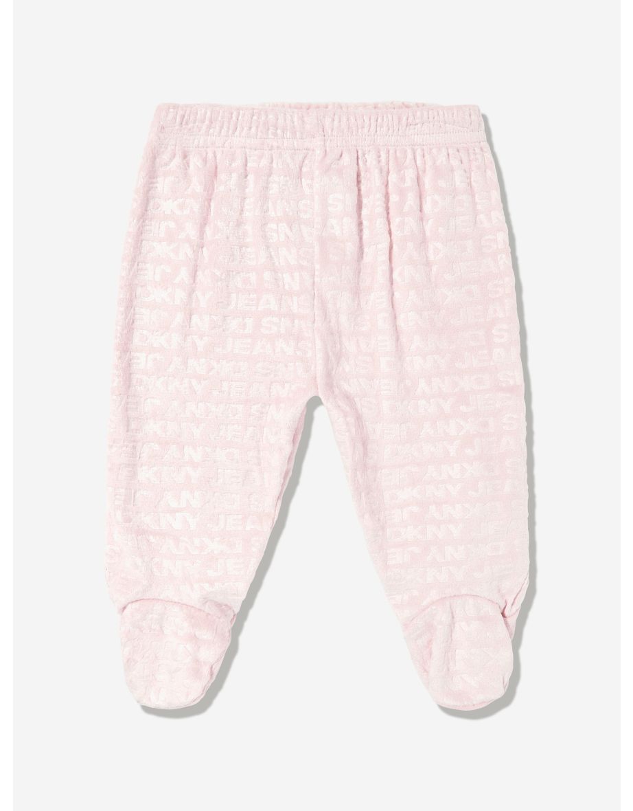 DKNY Baby Girls 3 Piece Tracksuit Set in Pink - 3