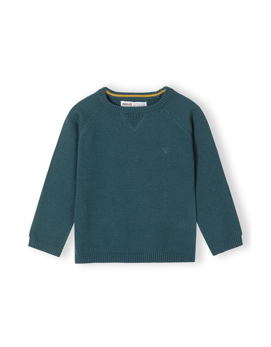 Boys Knitted Crew Neck Jumper