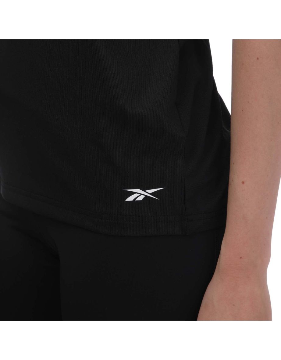 Women's Reebok Workout Ready Speedwick T-Shirt in Black - 3