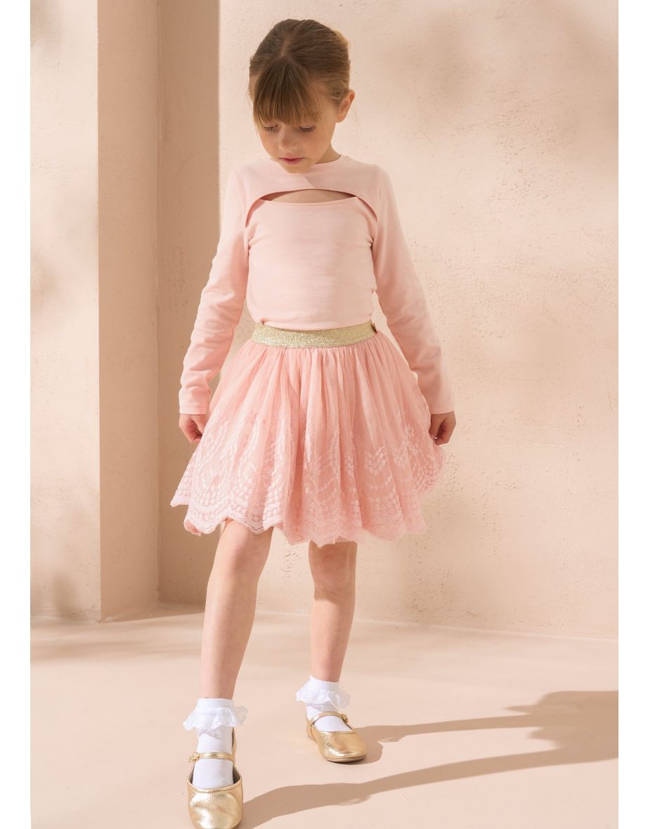 Emma Pink Lace Skirt
