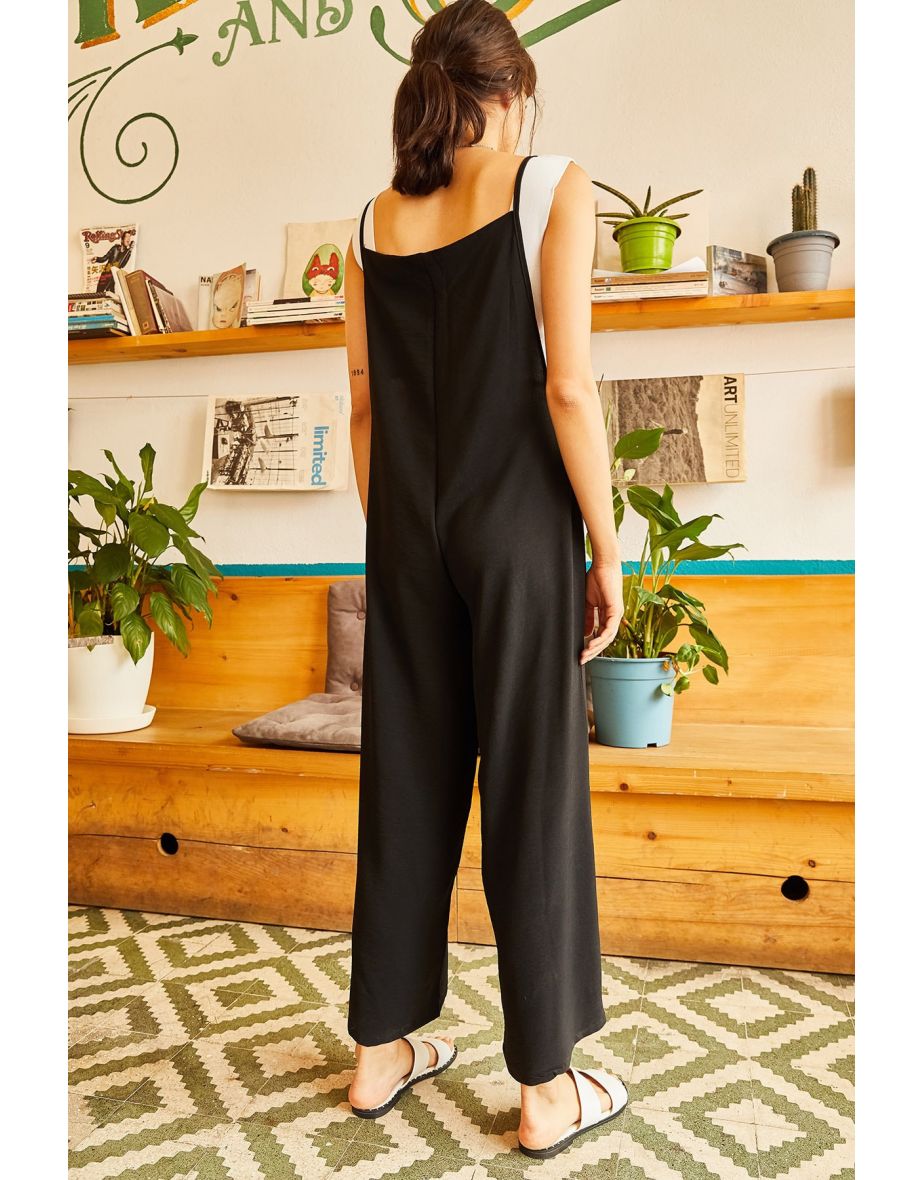 Jumpsuit - Black - Relaxed fit - 2